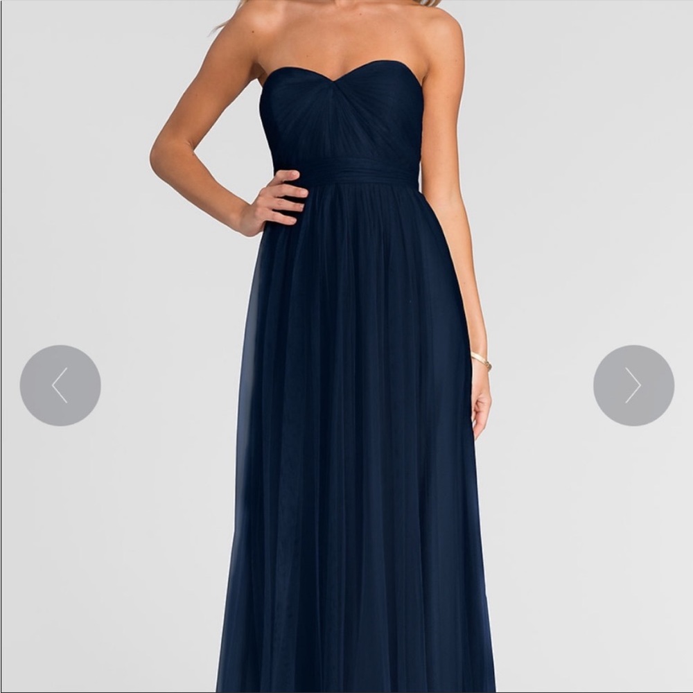 Jenny Yoo Annabelle navy bridesmaid dress